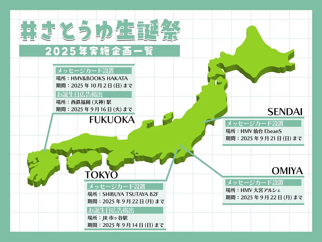 2025年生誕祭に際し企画を実施しました！